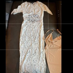 For Love and Lemons white lace dress